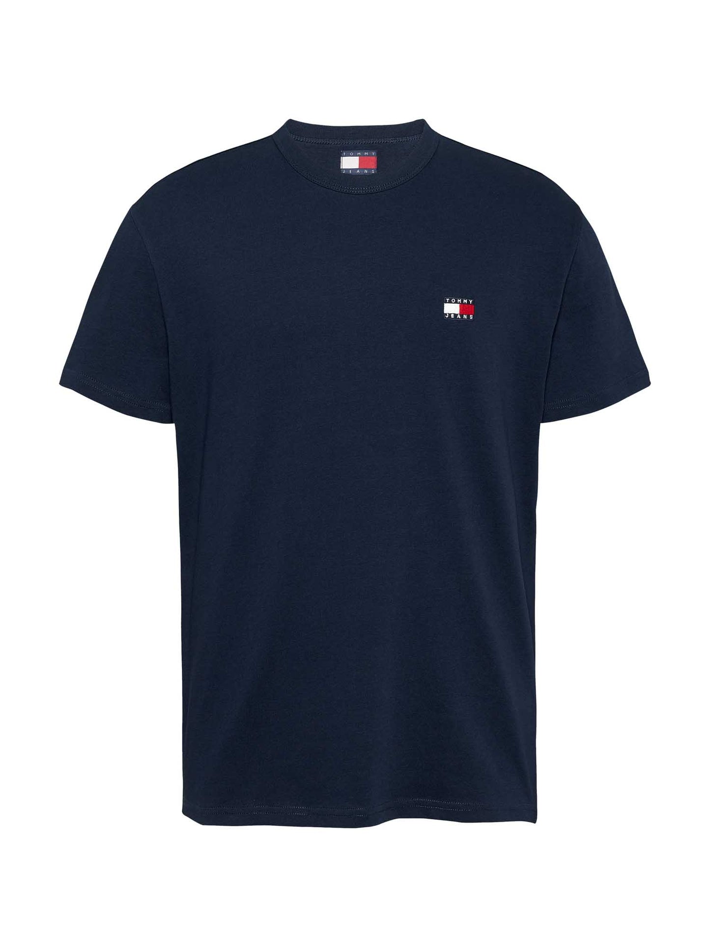 T-SHIRT BADGE TOMMY JEANS UOMO BLU