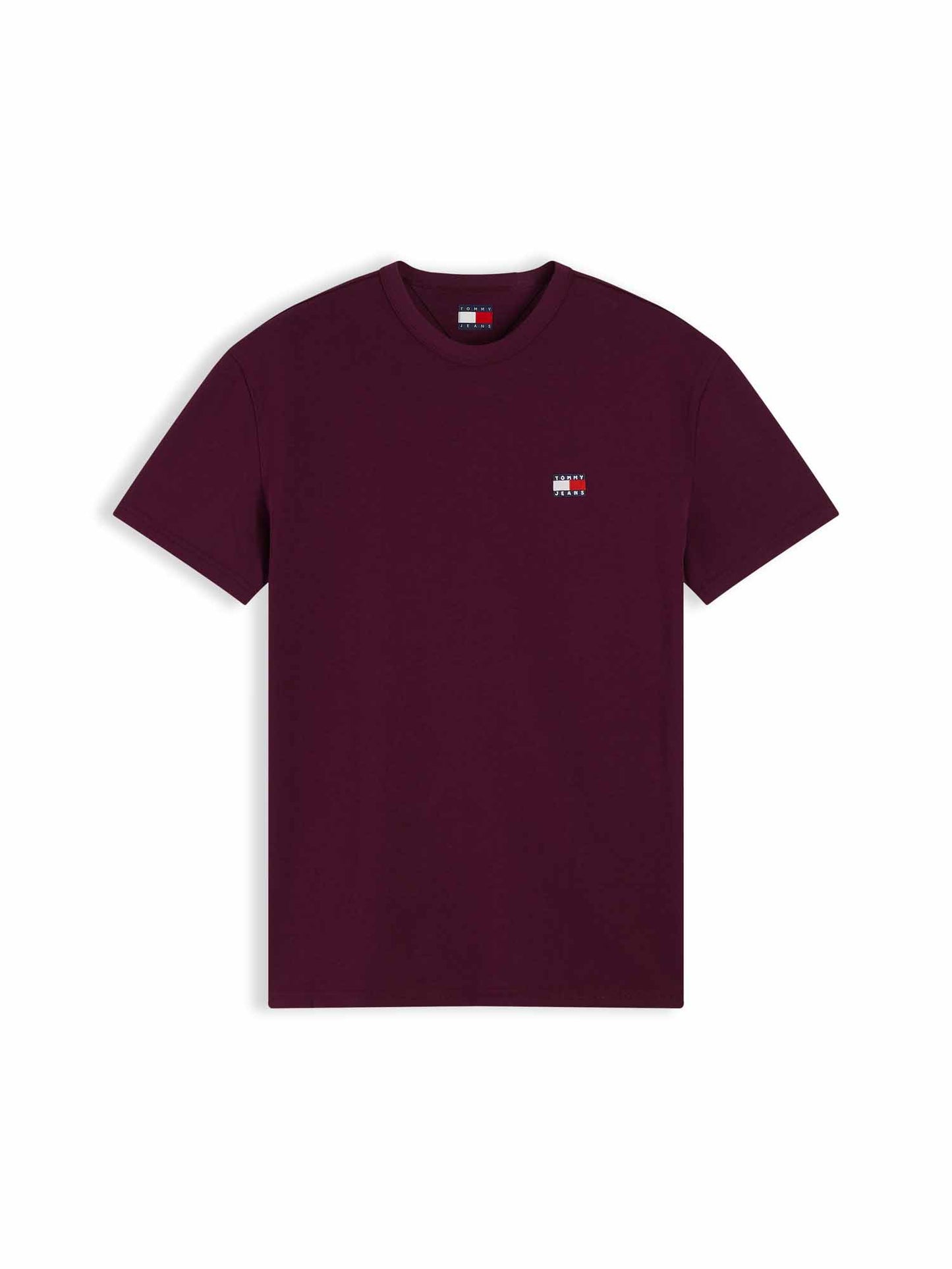 Tommy Hilfiger Classic Tonal Tommy Badge, t-shirt da uomo bordeaux
