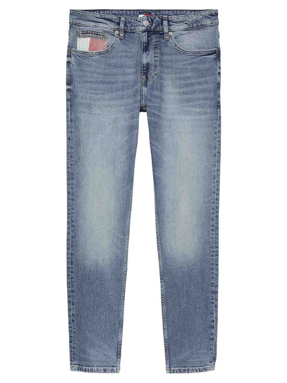 DENIM AUSTIN SLIM TAPPARED TOMMY JEANS UOMO JEANS CHIARO