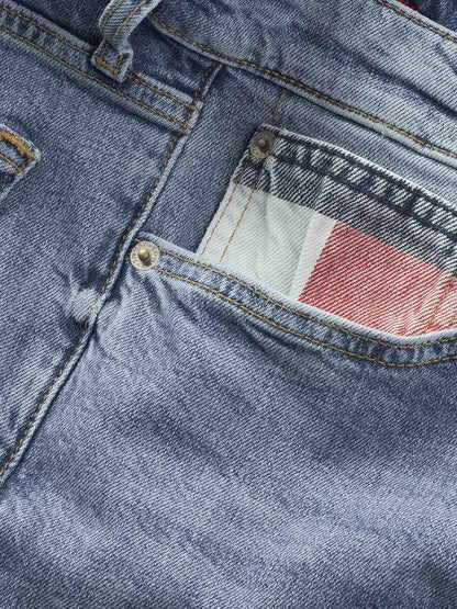DENIM AUSTIN SLIM TAPPARED TOMMY JEANS UOMO JEANS CHIARO