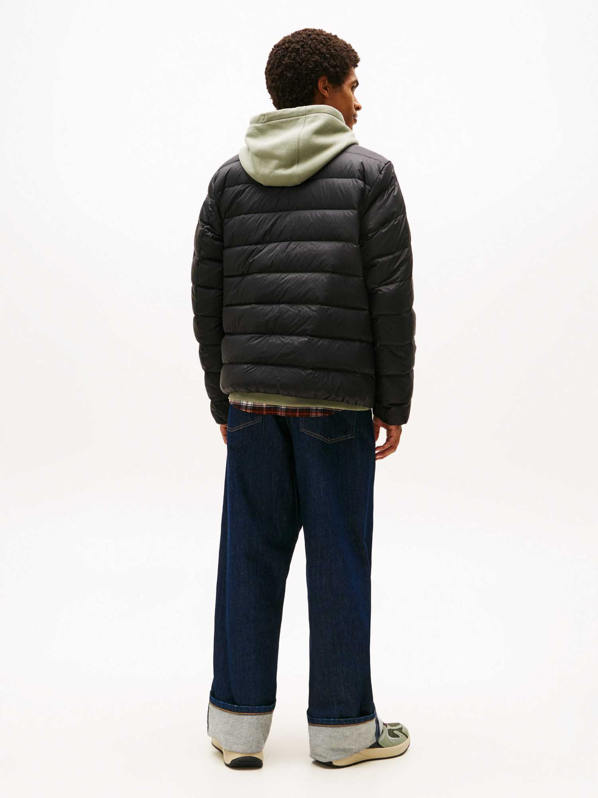 Tommy j. lt down jkt giubbino da uomo nero
