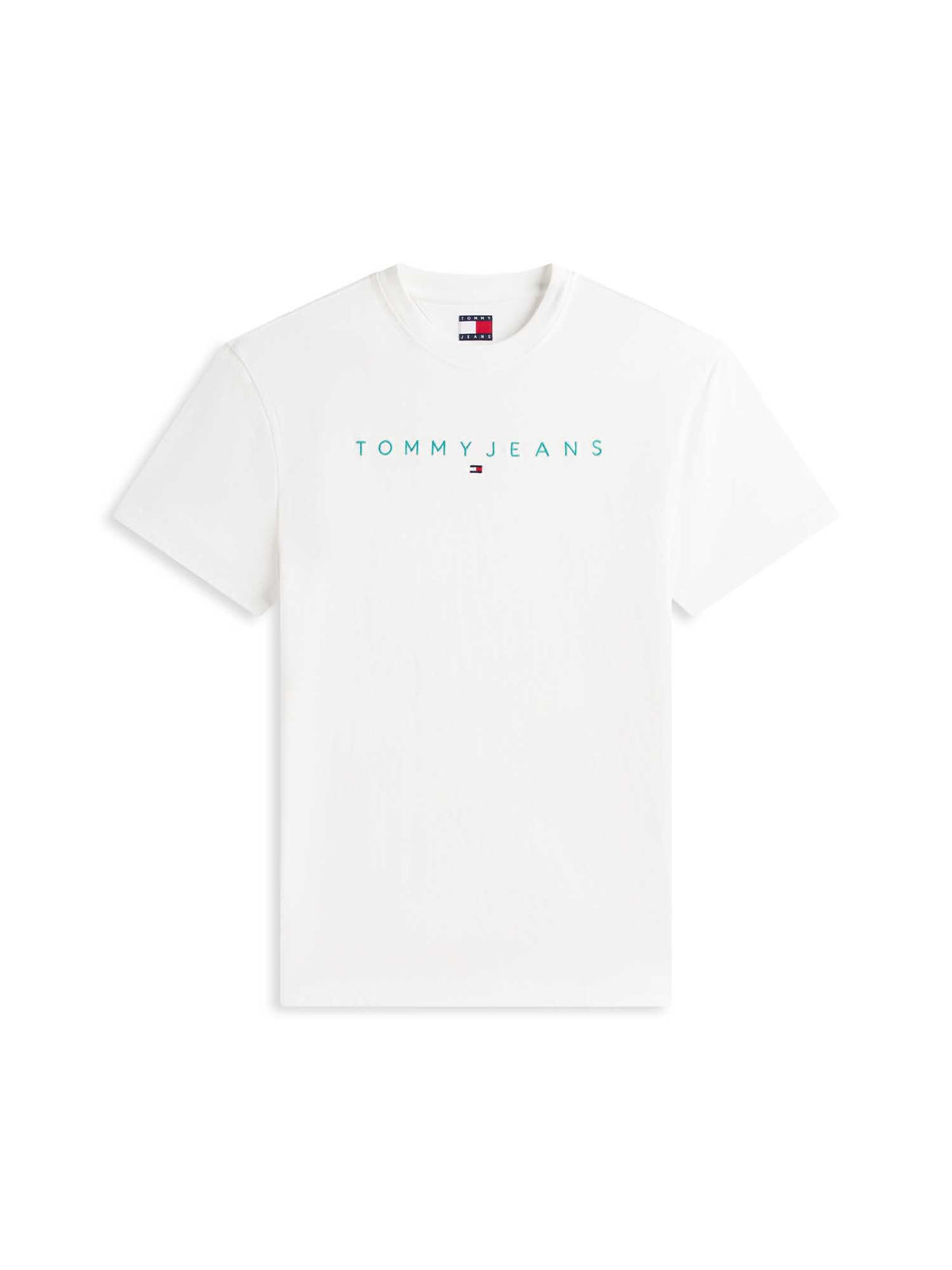 Tommy j. reg linear t-shirt da uomo bianco