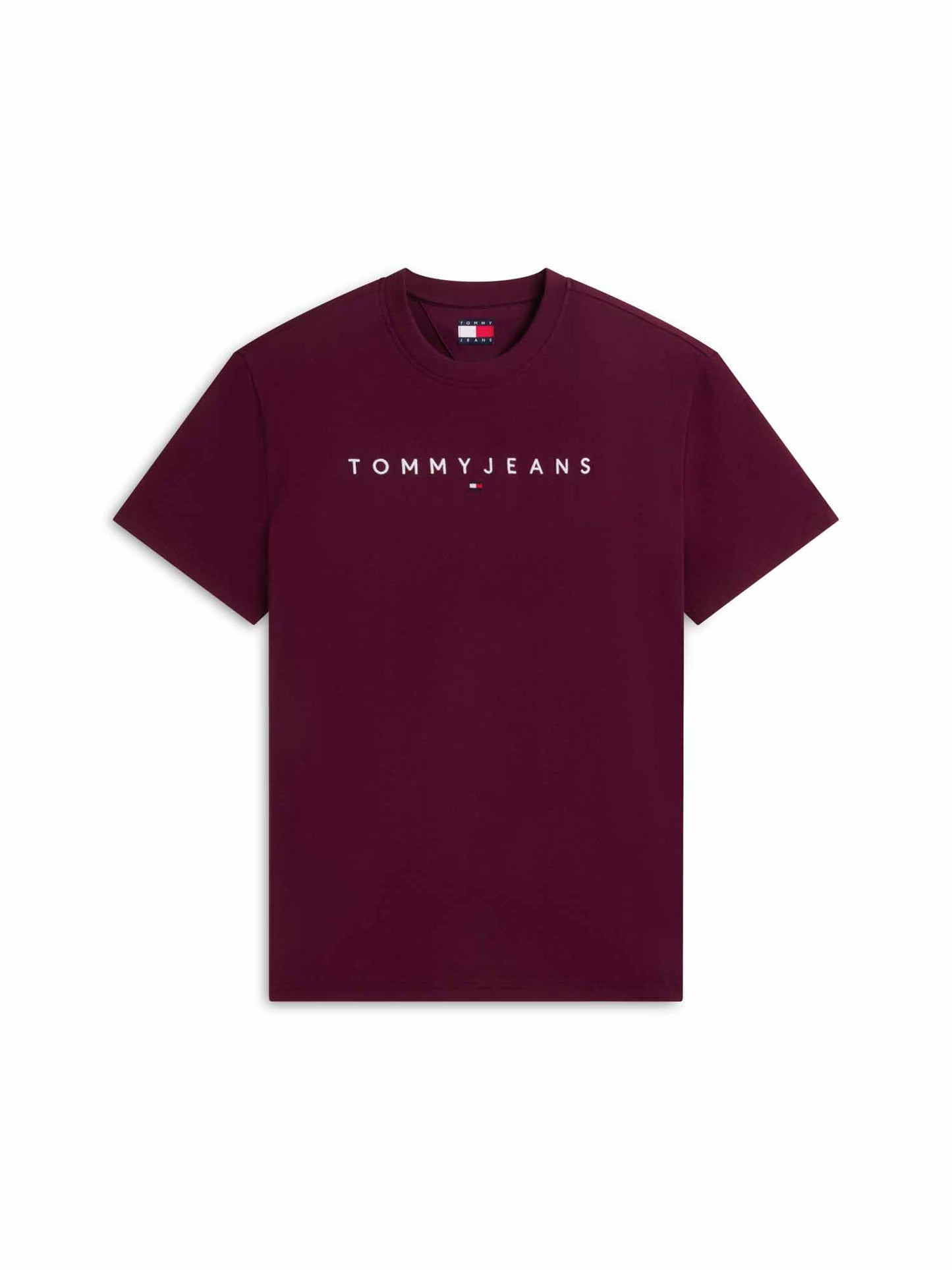 Tommy Hilfiger DM0DM20744 V11, t-shirt maniche corte da uomo bordeaux