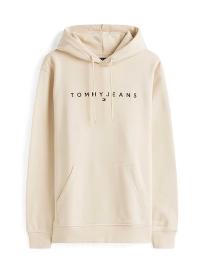 FELPA CON CAPPUCCIO TOMMY JEANS UOMO SAND