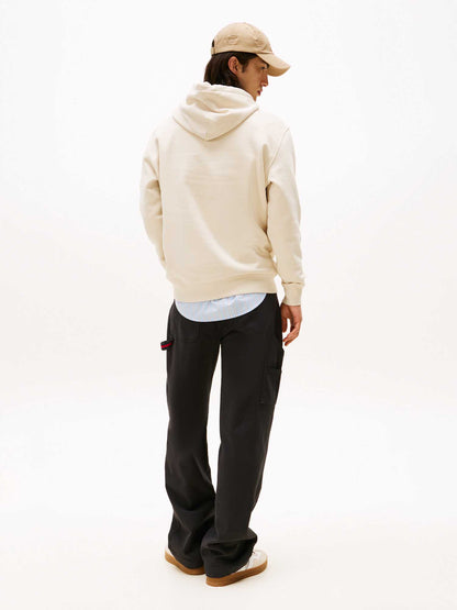 FELPA CON CAPPUCCIO TOMMY JEANS UOMO SAND
