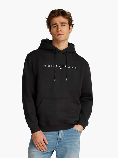 FELPA CON CAPPUCCIO TOMMY JEANS UOMO NERO
