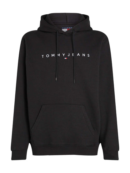 FELPA CON CAPPUCCIO TOMMY JEANS UOMO NERO