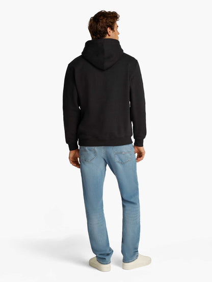 FELPA CON CAPPUCCIO TOMMY JEANS UOMO NERO