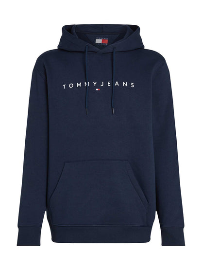 FELPA CON CAPPUCCIO TOMMY JEANS UOMO BLU