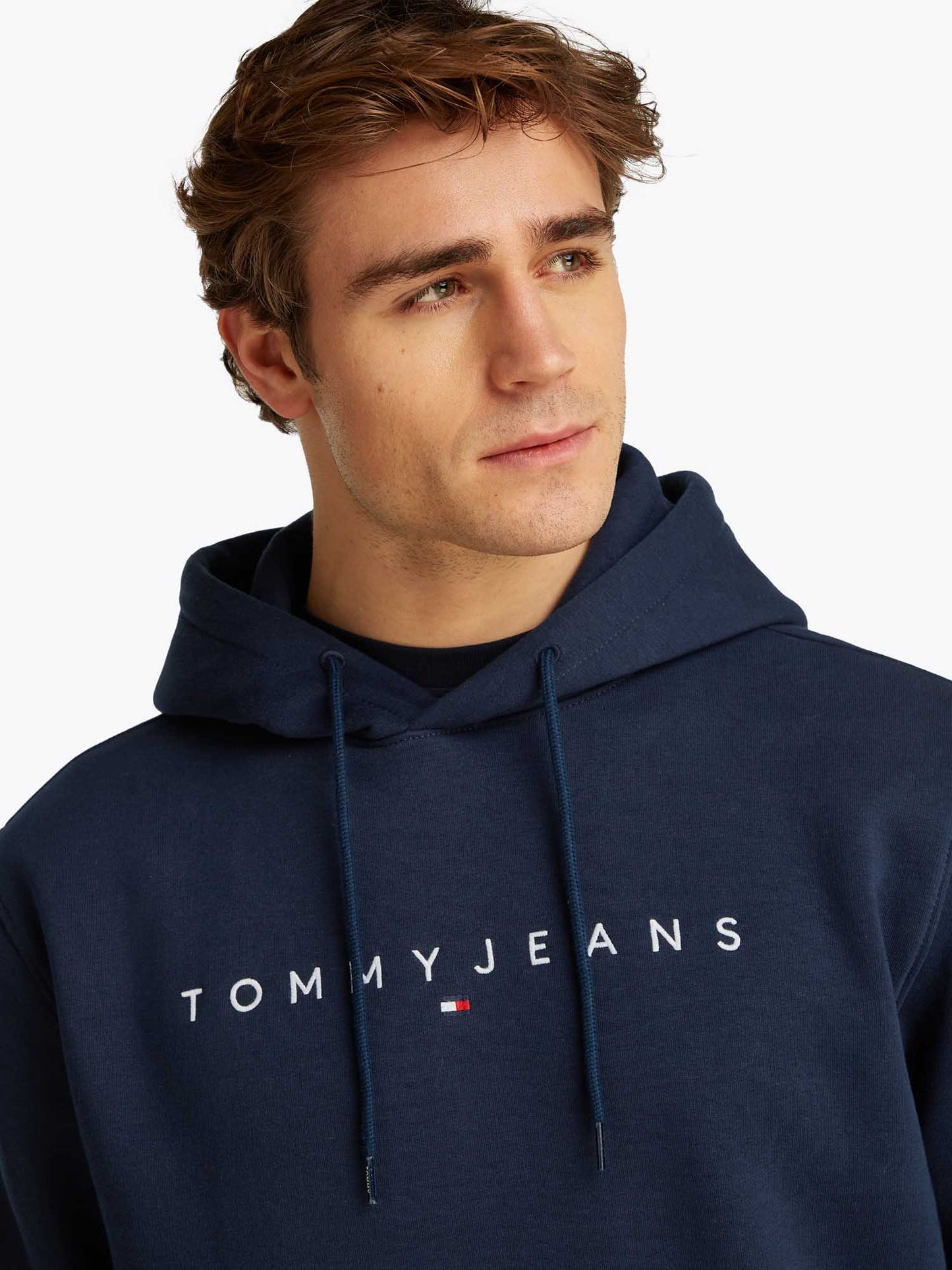 FELPA CON CAPPUCCIO TOMMY JEANS UOMO BLU