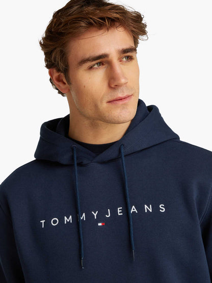 FELPA CON CAPPUCCIO TOMMY JEANS UOMO BLU