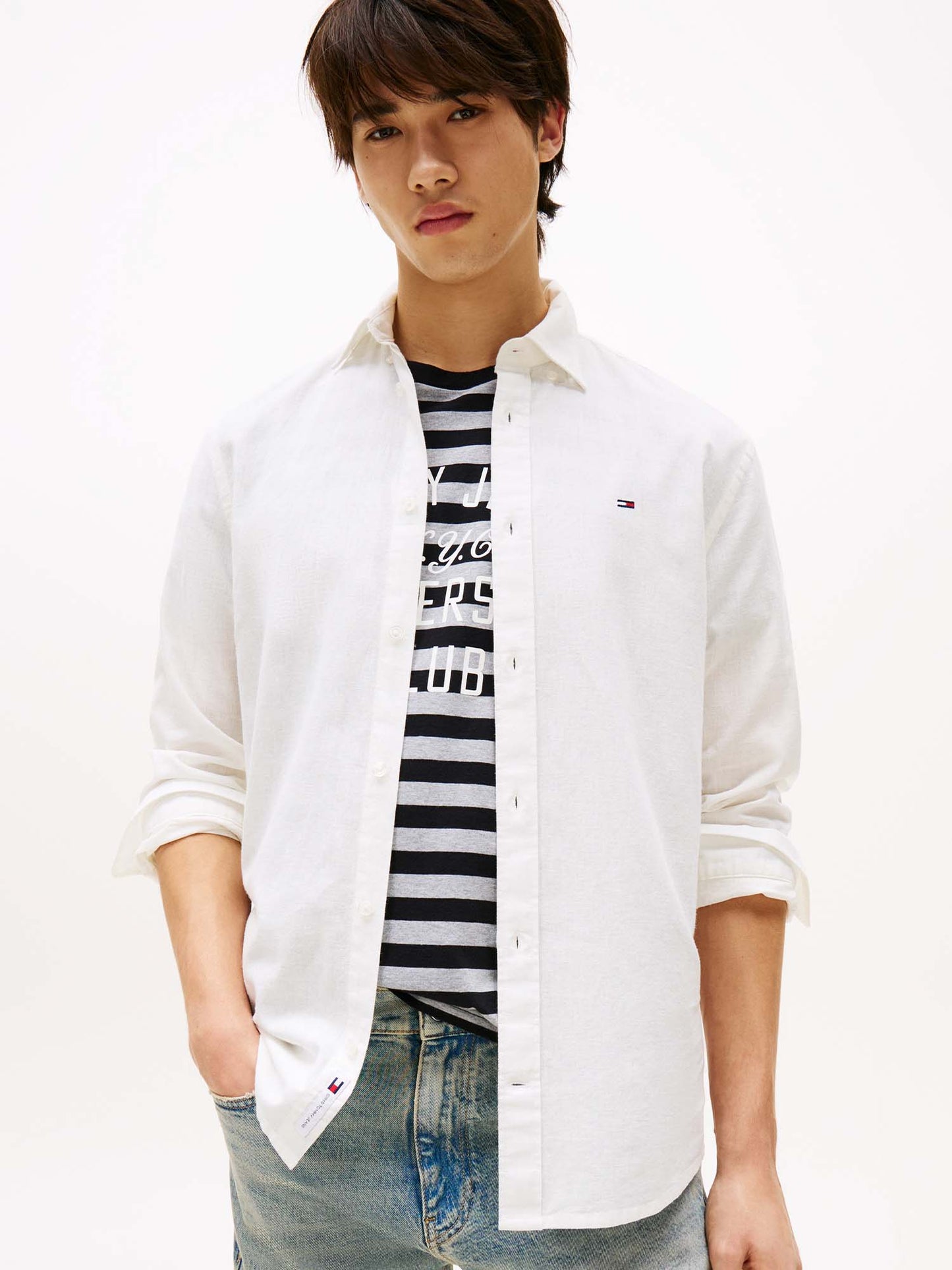 TOMMY H REG LINEN - ECRU'