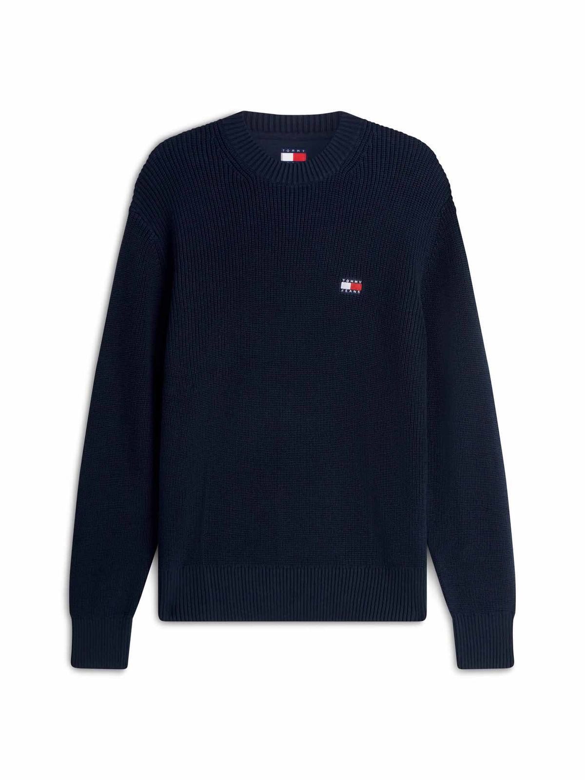 Tommy jeans badge maglia da uomo blu