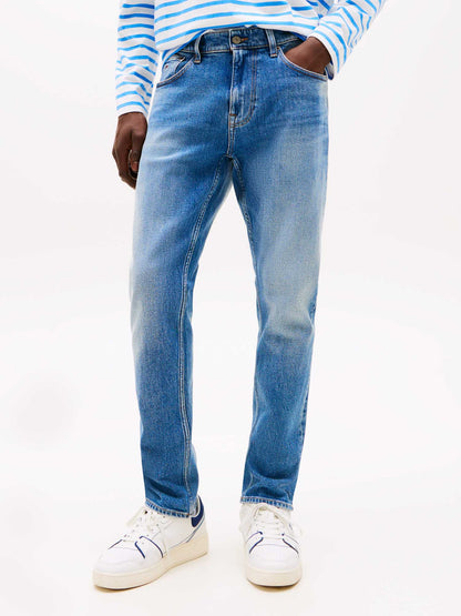 JEANS AUSTIN SLIM FIT TOMMY JEANS DA UOMO DENIM CHIARO