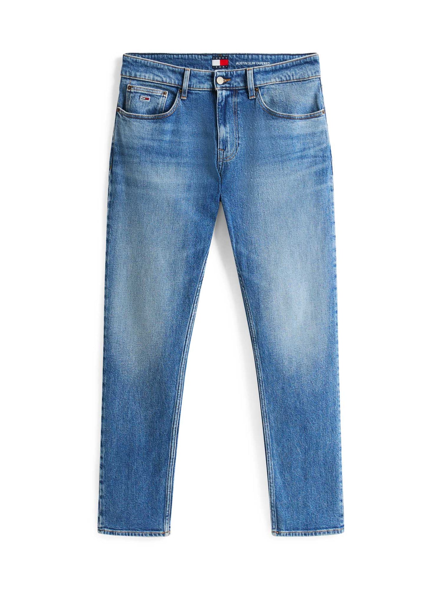 JEANS AUSTIN SLIM FIT TOMMY JEANS DA UOMO DENIM CHIARO