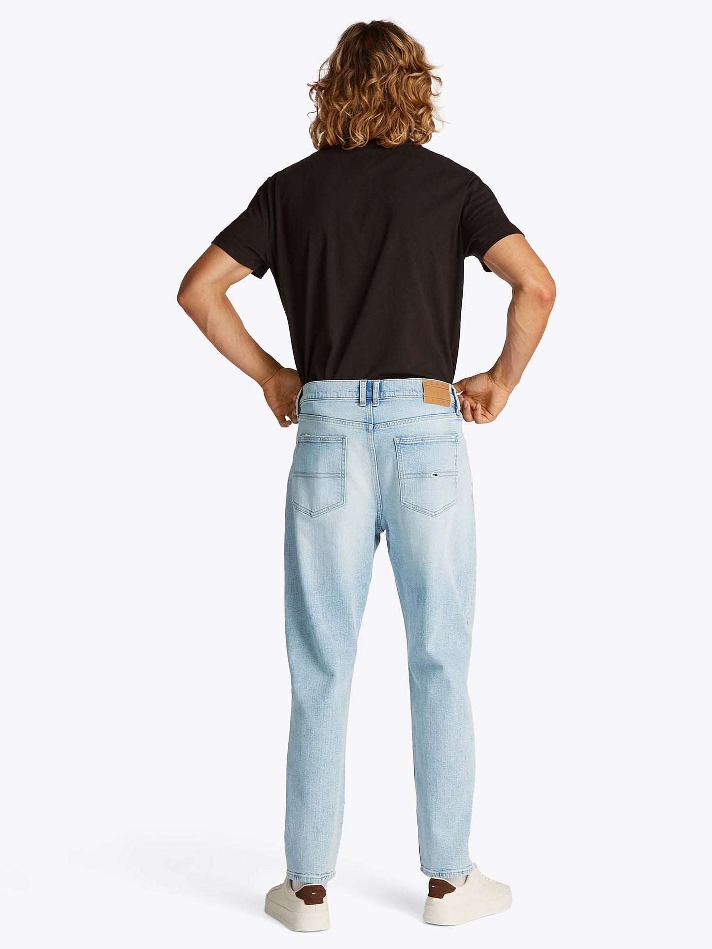 DENIM ISAAC RELAXED TOMMY JEANS UOMO JEANS CHIARO