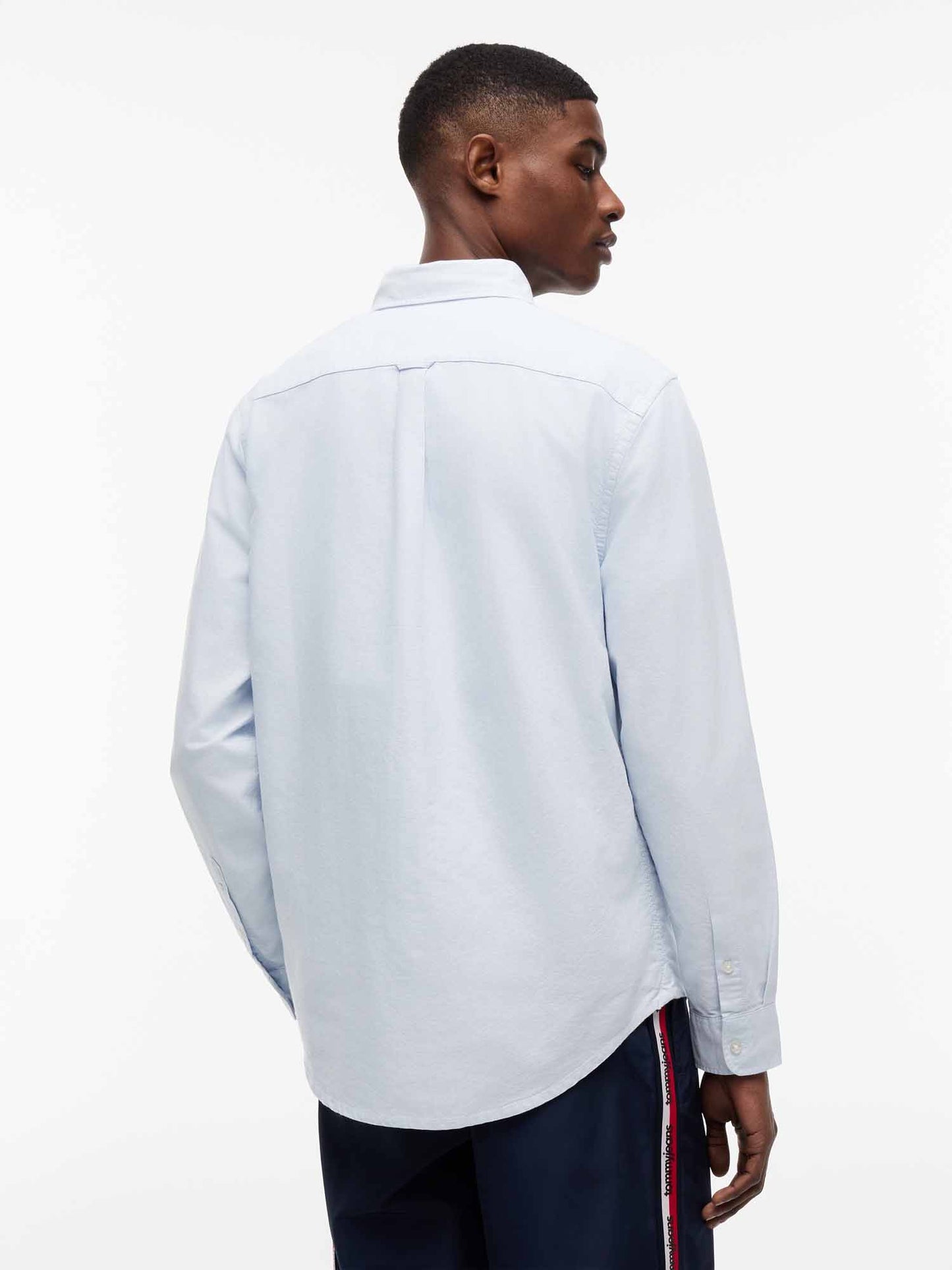 Tommy Hilfiger Oxford, camicia da uomo azzurra