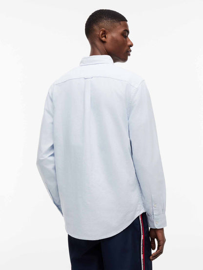 Tommy Hilfiger Oxford, camicia da uomo azzurra