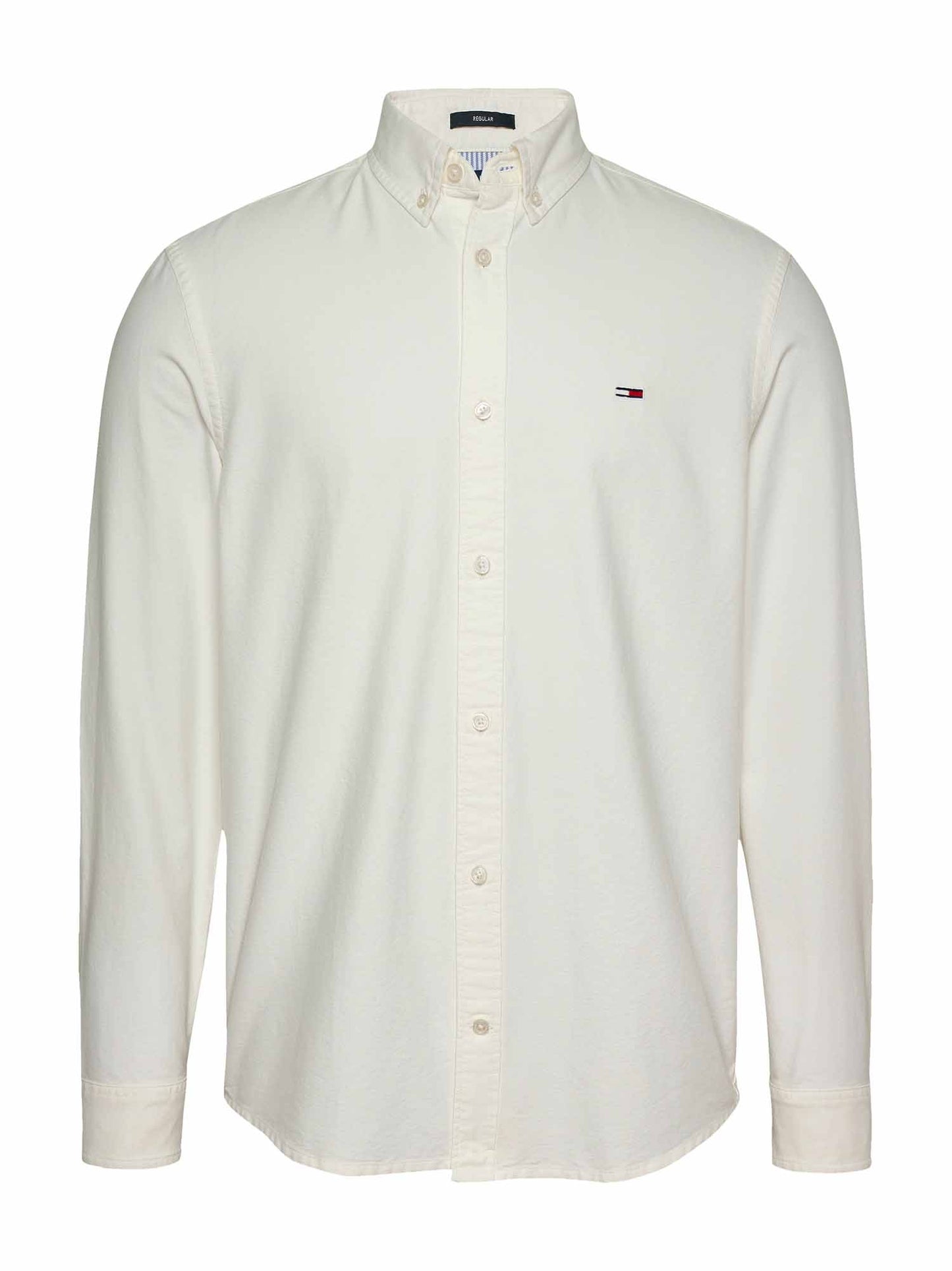 Tommy Hilfiger Tommy Jeans Oxford, camicia da uomo bianca