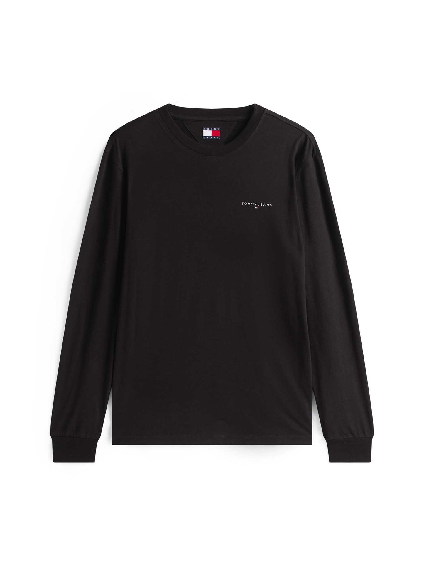 T-SHIRT SLIM FIT MANICA LUNGA TOMMY JEANS UOMO NERO