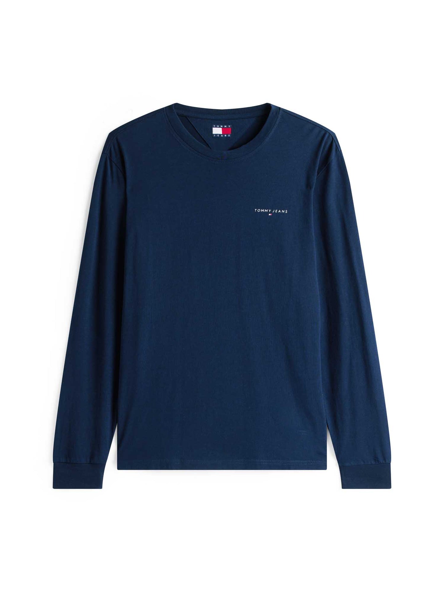 Maglia slim fit a manica lunga Tommy Jeans da uomo blu