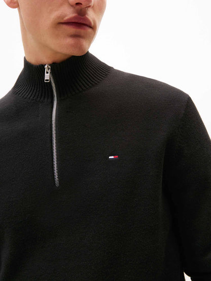 Tommy Hilfiger Tommy Jeans Ess.1/2z, maglia da uomo nera
