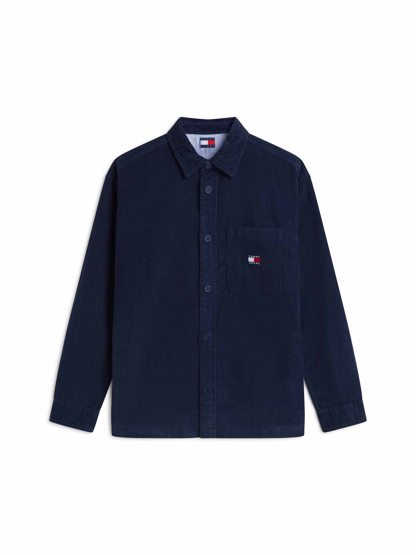 Tommy Hilfiger Tommy Jeans Overshir, camicia da uomo blu