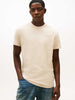 t-shirt-unisex-tommy-hilfiger-linear-logo-slim-in-beige