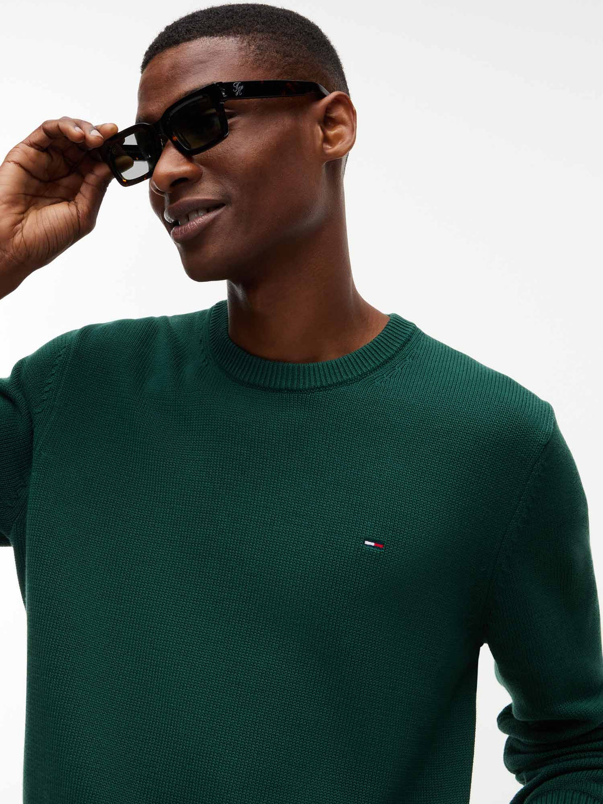 Tommy Hilfiger Tommy Jeans Ess.Crew, maglia da uomo verde