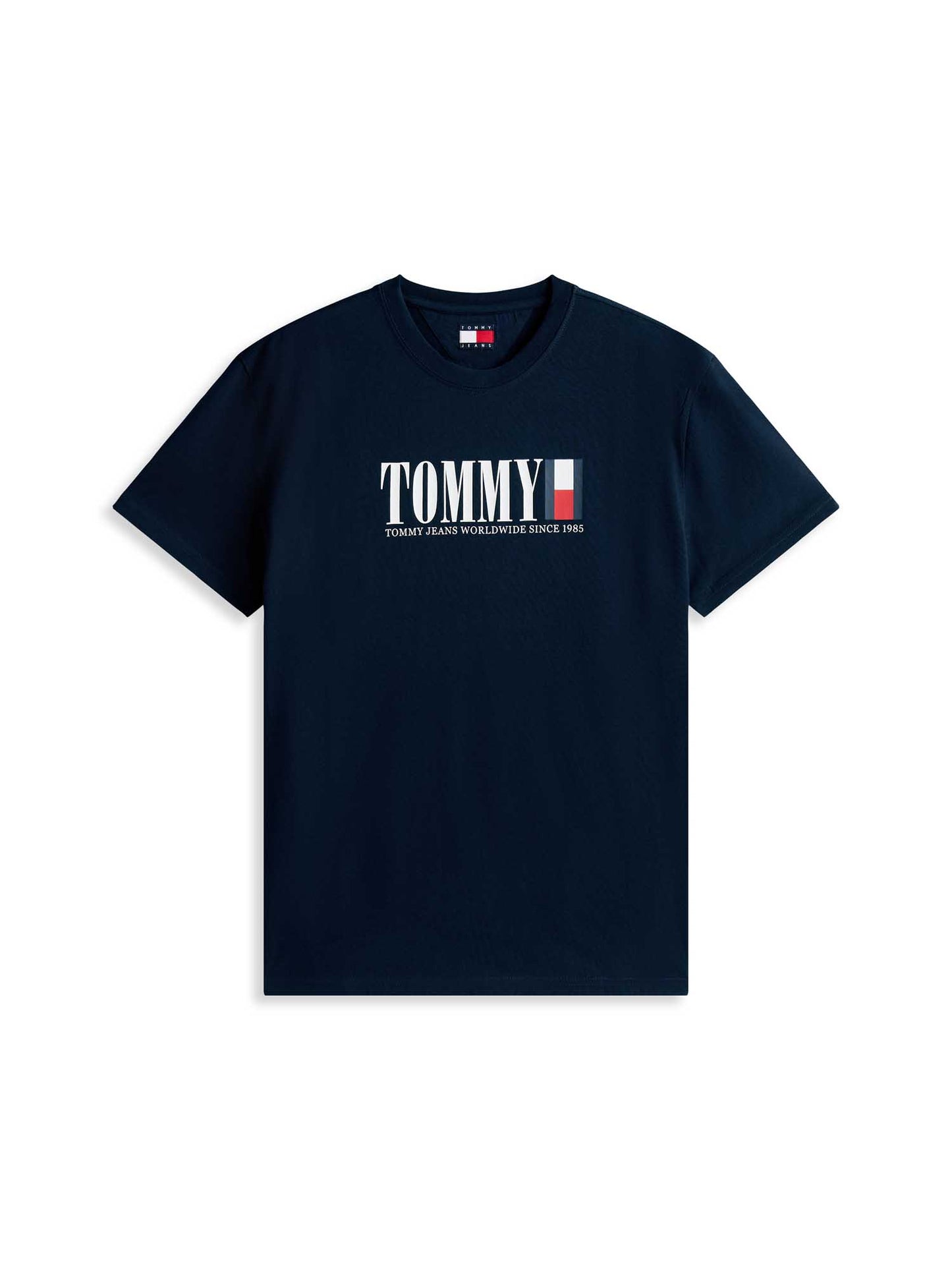 T-SHIRT REGULAR TOMMY JEANS  DA UOMO BLU