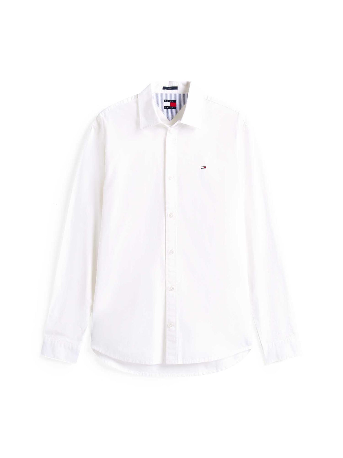 CAMICIA POPLIN TOMMY JEANS DA UOMO BIANCO