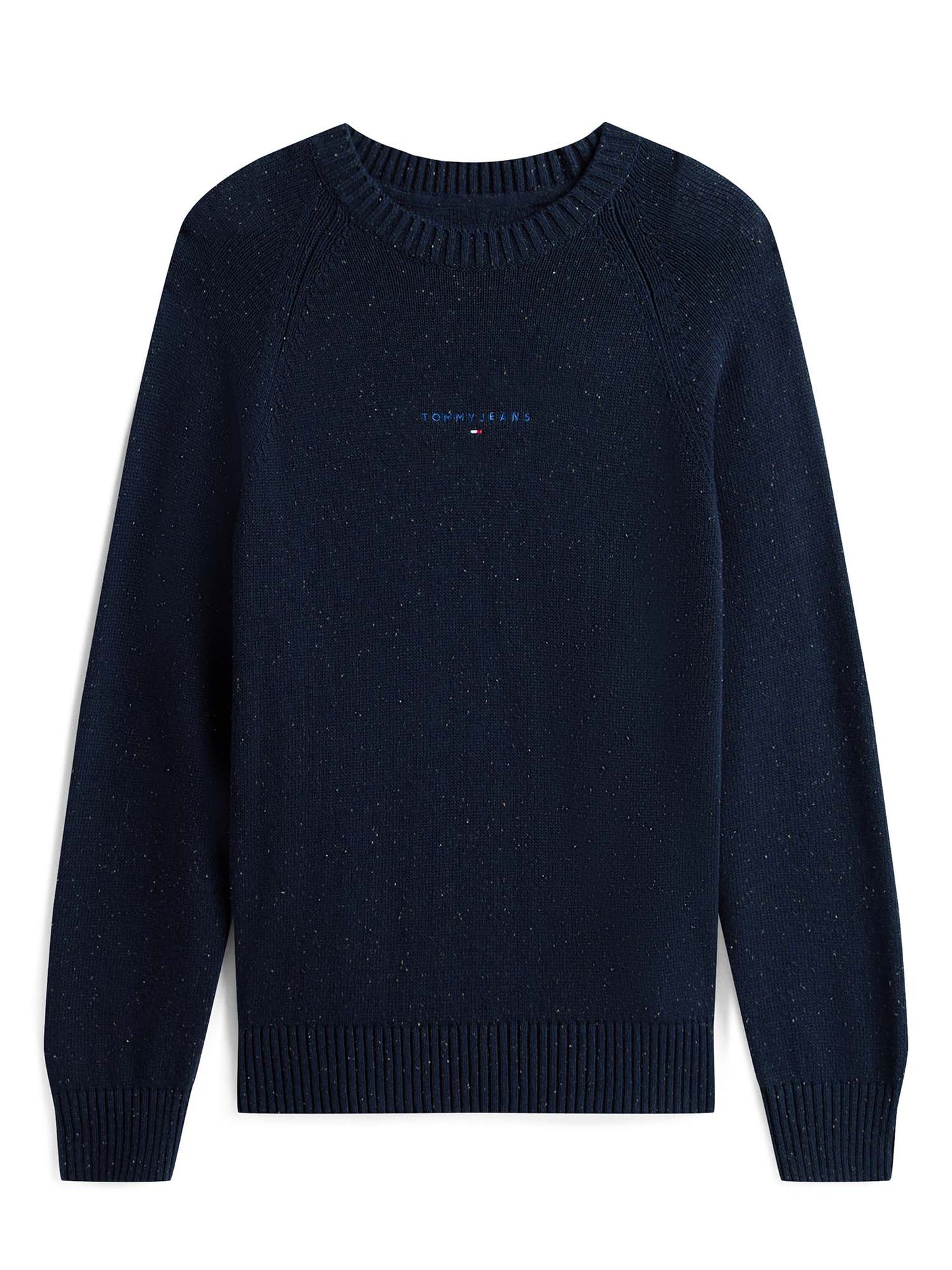 PULLOVER GIROCOLLO SLIM TOMMY JEANS DA UOMO BLU