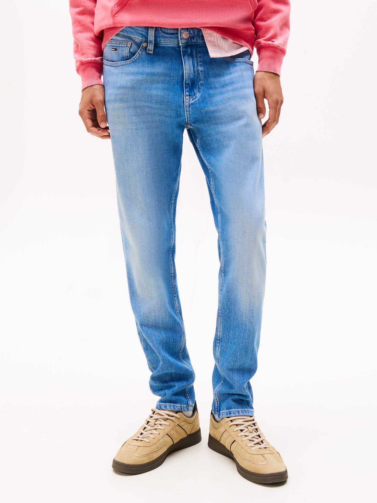 JEANS AUSTIN SLIM TOMMY JEANS DA UOMO DENIM MEDIUM