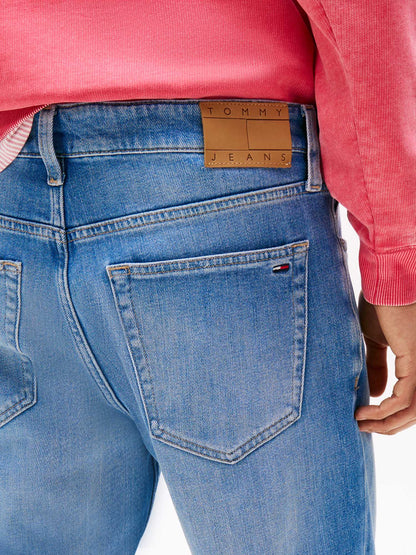 JEANS AUSTIN SLIM TOMMY JEANS DA UOMO DENIM MEDIUM