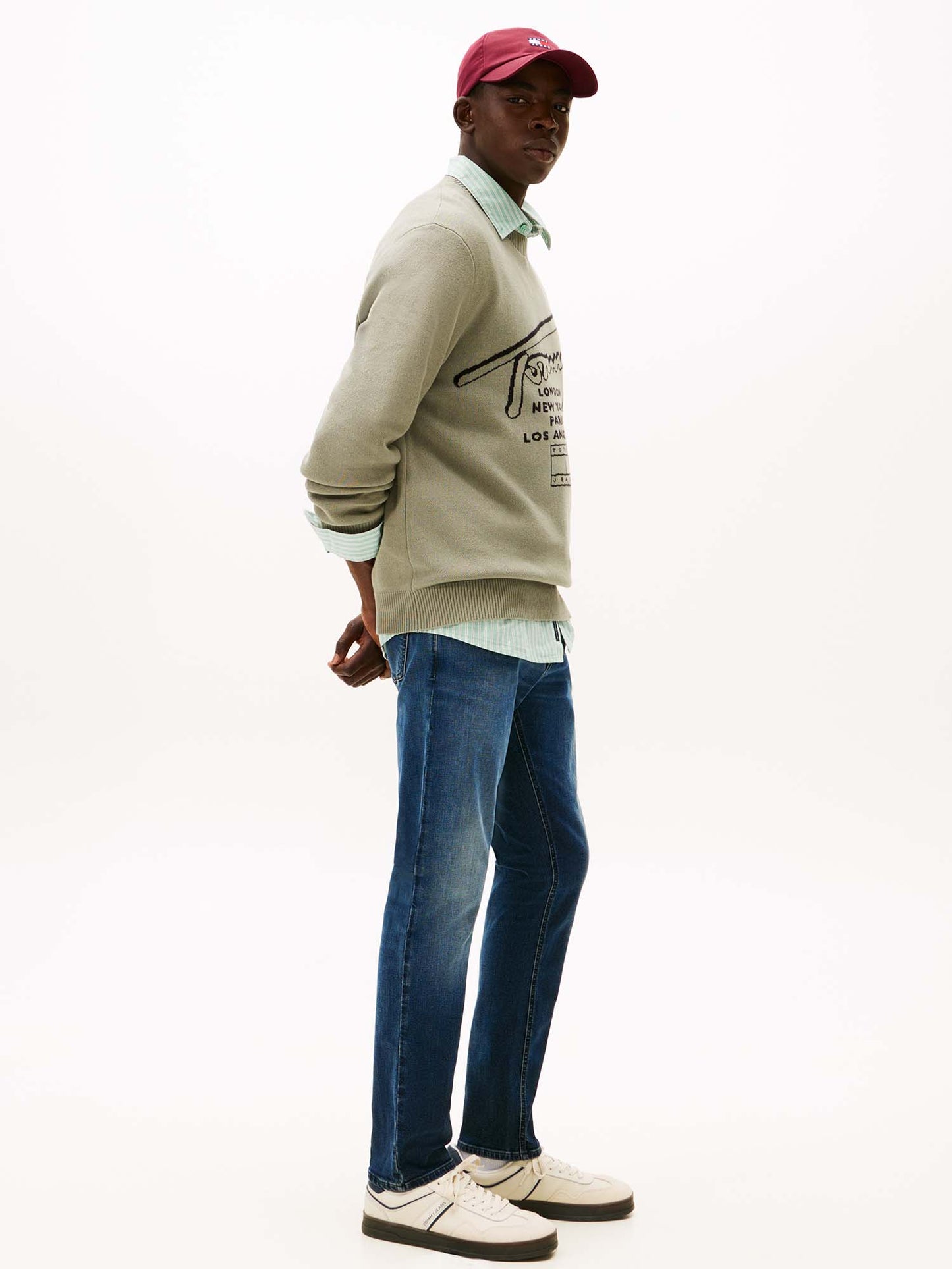 JEANS AUSTIN SLIM FIT TOMMY JEANS BLU DENIM