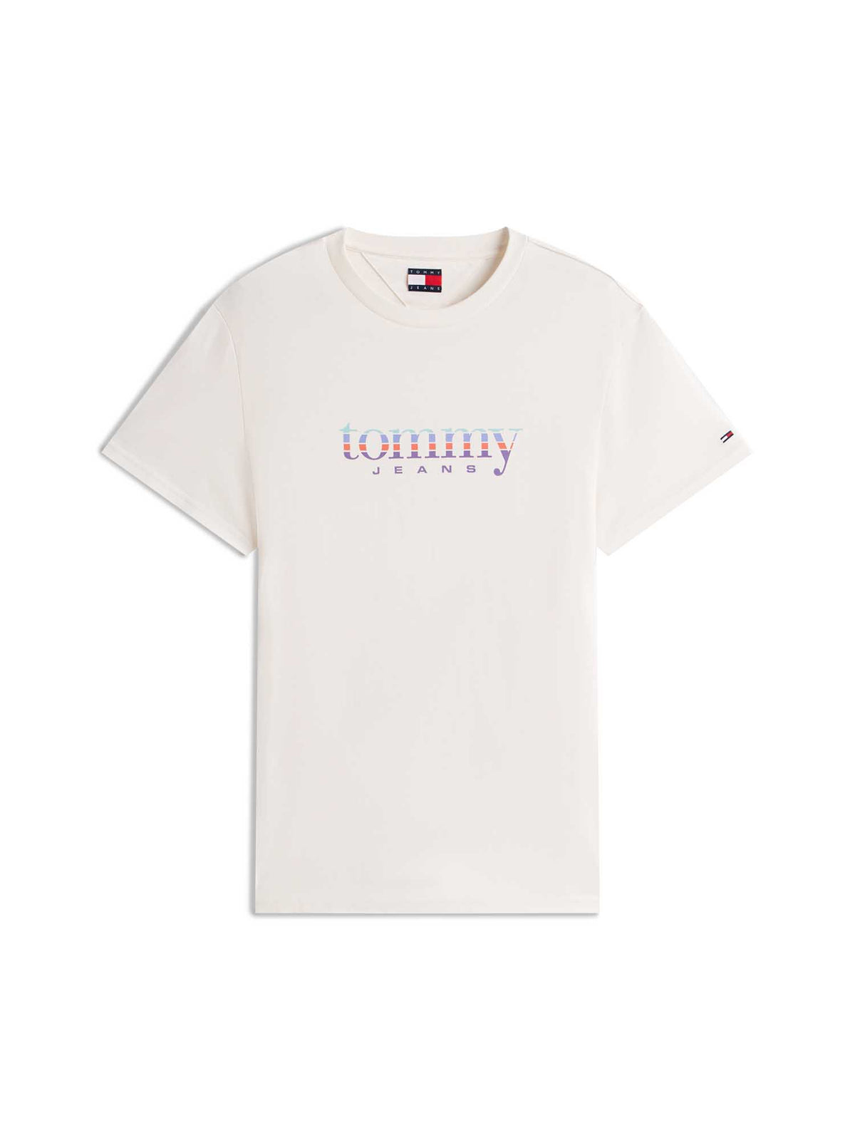 Tommy j. slim entry t-shirt da uomo bianco