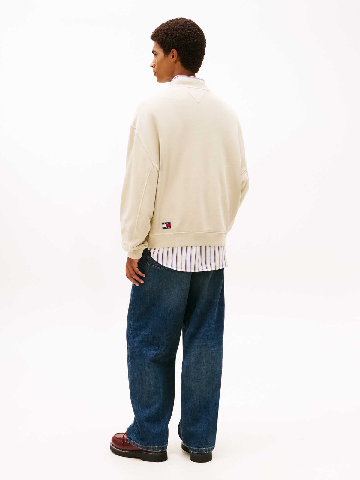 Tommy j. 90S gmd new felpa da uomo sand