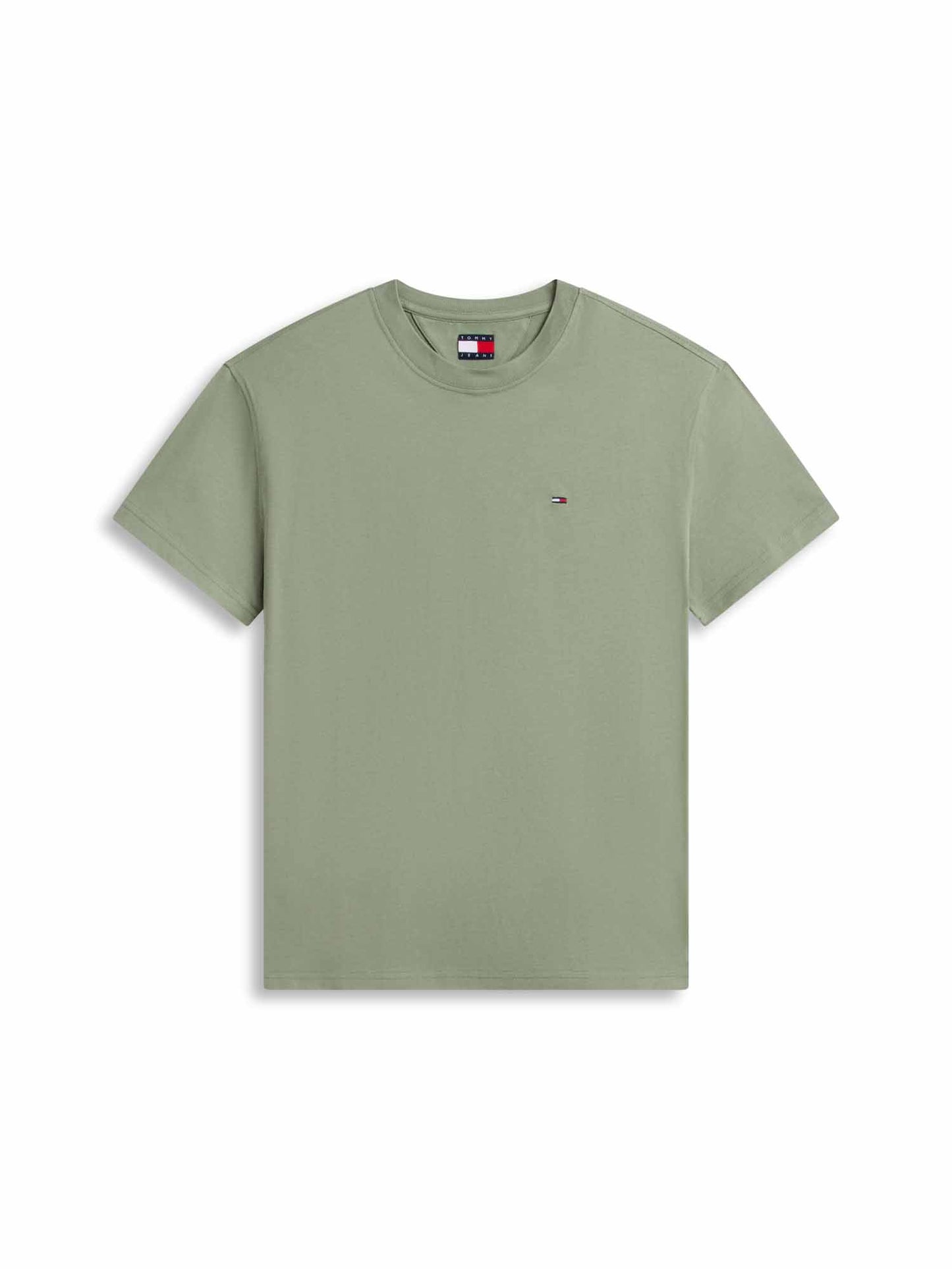 Tommy Hilfiger Tommy Jeans Sflag Te, t-shirt maniche corte da uomo verde