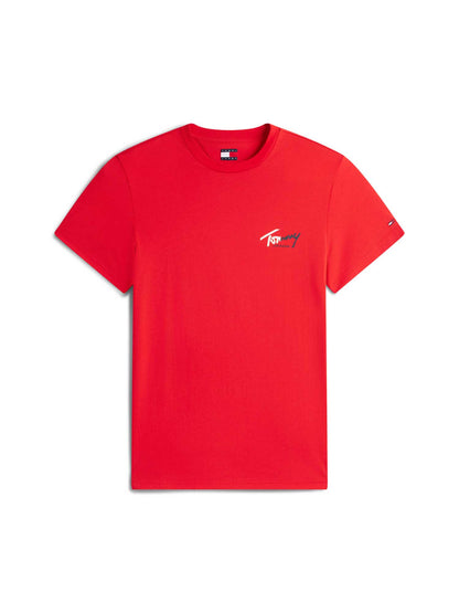 T-shirt unisex adulto Tommy Hilfiger in cotone riciclato, colore versatile