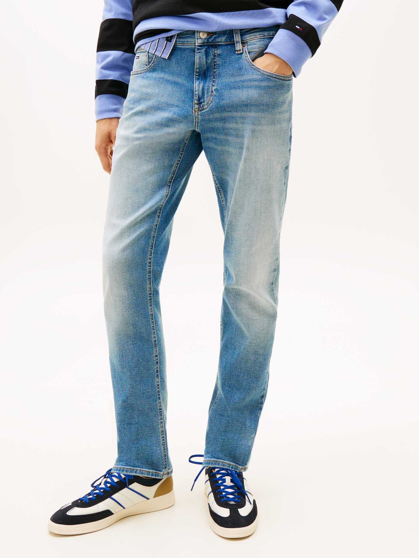 Jeans Scanton slim da uomo in denim medio di Tommy Hilfiger