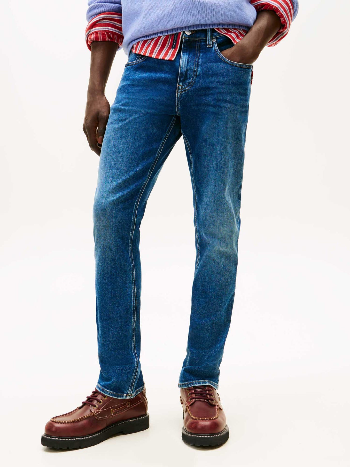 Jeans Tommy Jeans Scanton slim fit da uomo in denim
