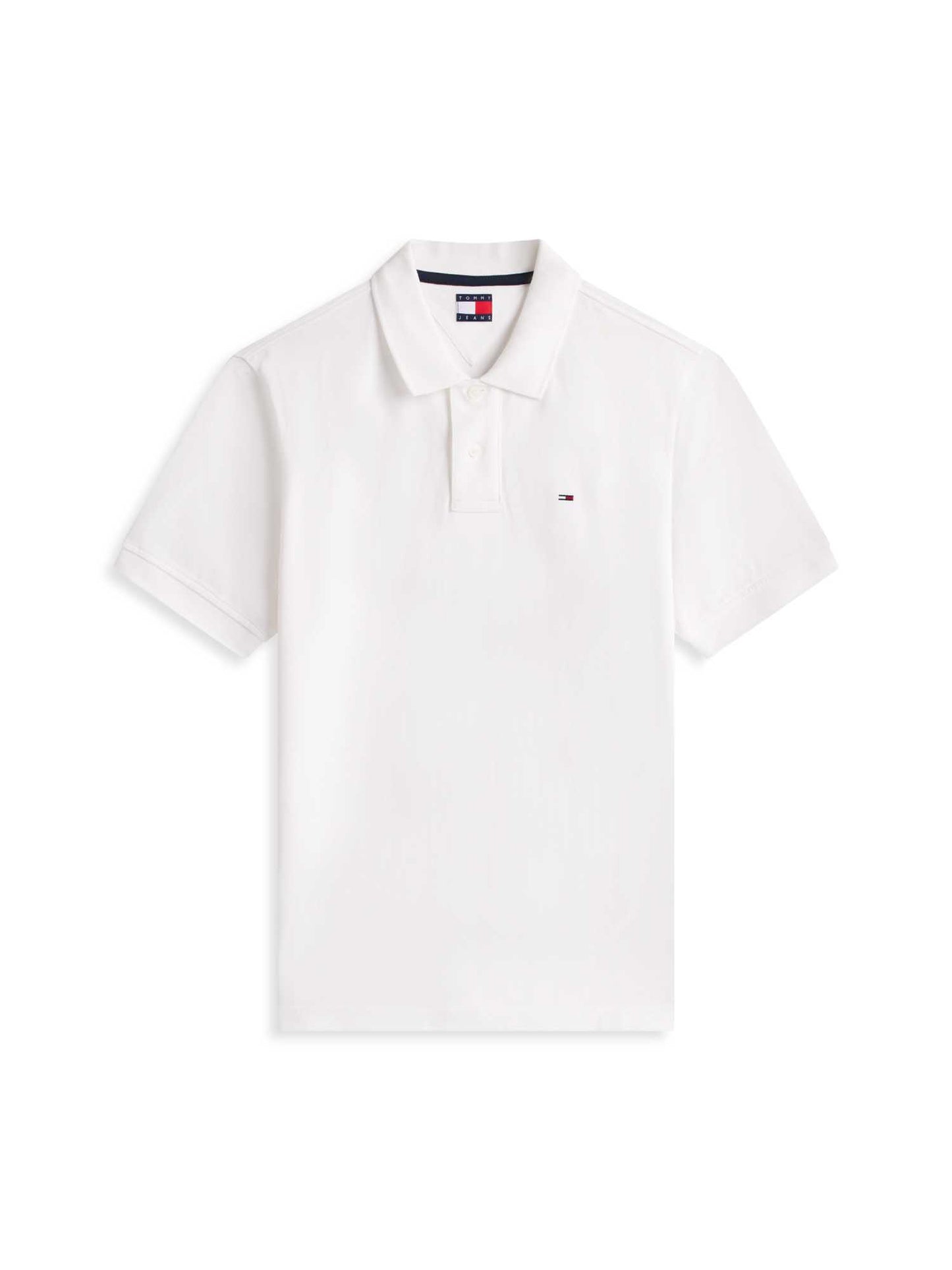 POLO REGULAR BIANCA TOMMY JEANS CON LOGO DA UOMO