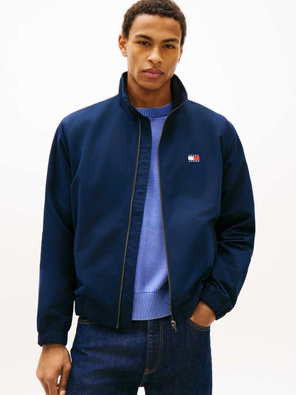 Giubbino impermeabile blu Tommy Jeans da uomo casual