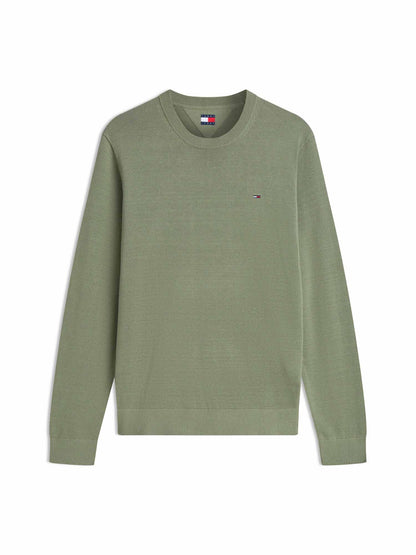 Tommy Hilfiger Tommy Jeans Essential, maglia da uomo verde