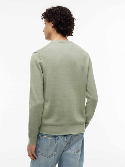 Tommy Hilfiger Tommy Jeans Essential, maglia da uomo verde