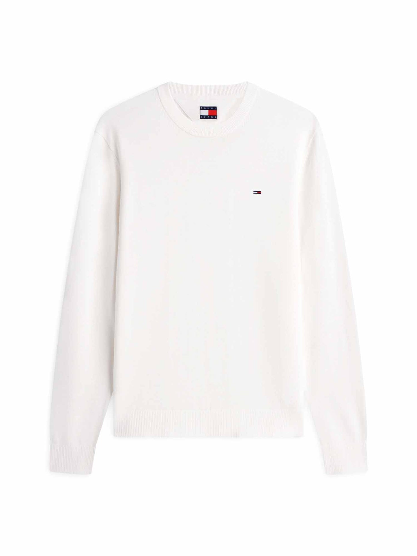 Tommy Hilfiger Tommy Jeans Essentia, maglia da uomo bianca