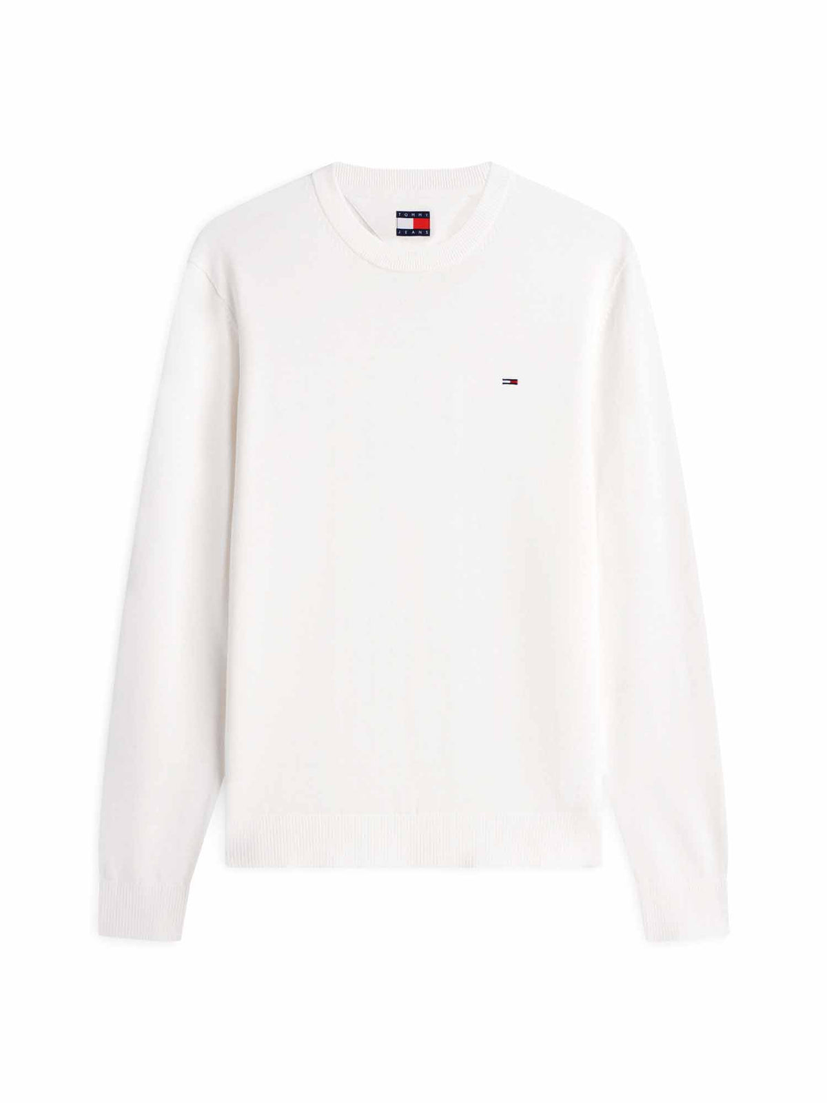 Tommy jeans essentia maglia da uomo bianco