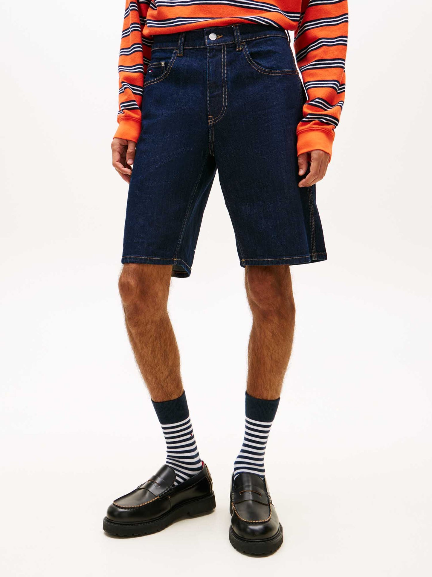 Short carpenter in denim Tommy Jeans Jaimie da uomo blu