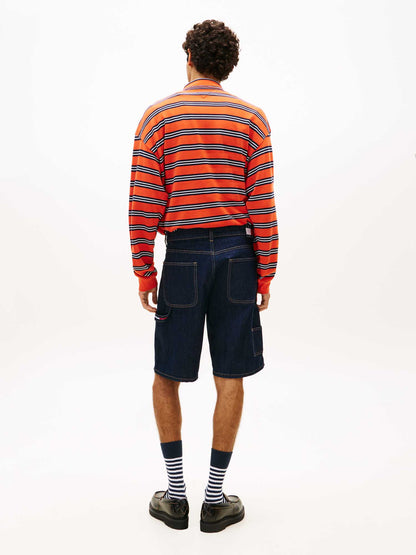 Short carpenter in denim Tommy Jeans Jaimie da uomo blu
