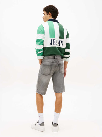 Shorts in denim grigio Tommy Jeans Ronnie slim fit da uomo